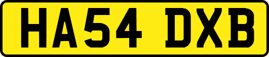 HA54DXB