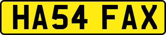 HA54FAX