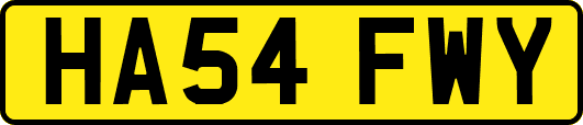 HA54FWY