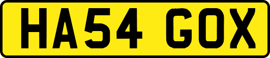 HA54GOX