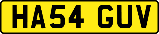 HA54GUV
