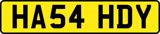 HA54HDY