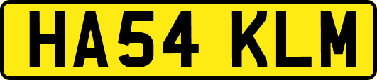 HA54KLM