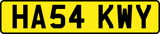 HA54KWY