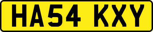 HA54KXY