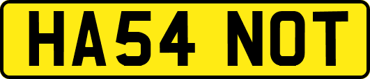 HA54NOT