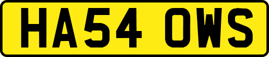 HA54OWS