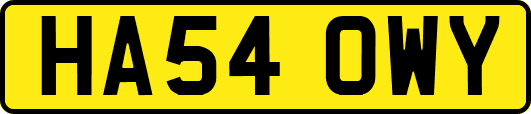 HA54OWY