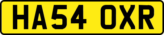 HA54OXR