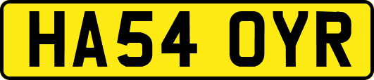 HA54OYR