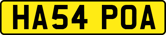 HA54POA