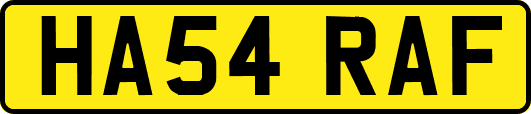 HA54RAF