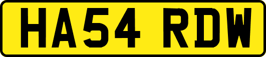 HA54RDW