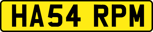 HA54RPM