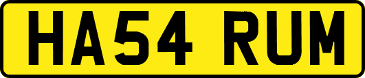 HA54RUM