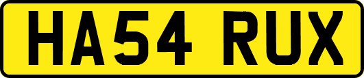 HA54RUX