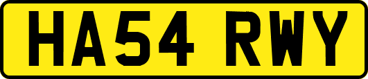 HA54RWY