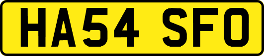 HA54SFO