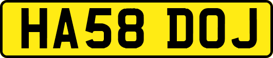 HA58DOJ