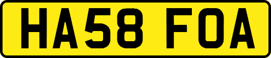 HA58FOA