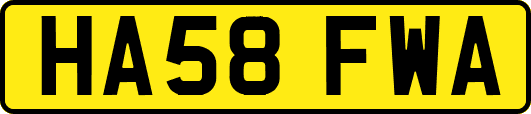 HA58FWA