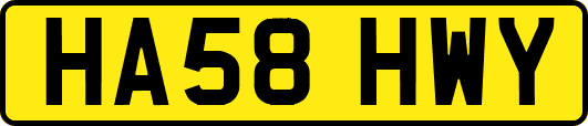 HA58HWY