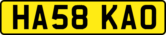 HA58KAO