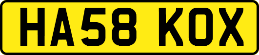 HA58KOX