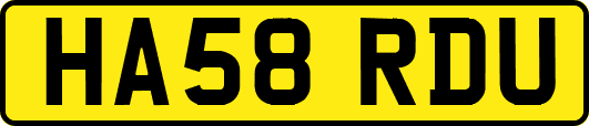 HA58RDU