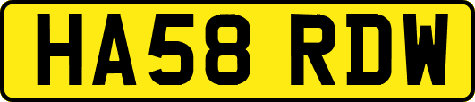 HA58RDW