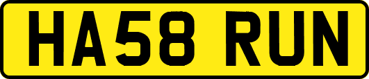 HA58RUN