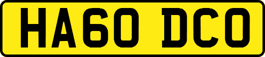 HA60DCO
