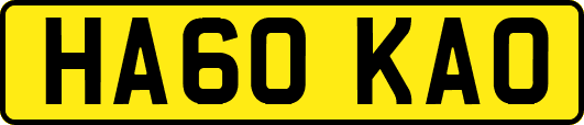 HA60KAO