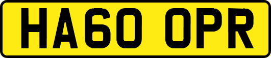 HA60OPR