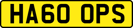 HA60OPS
