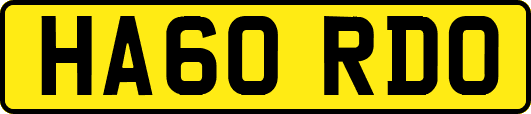 HA60RDO