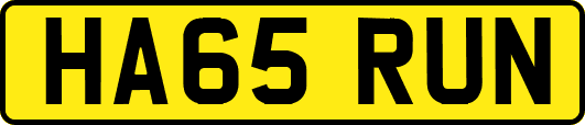 HA65RUN