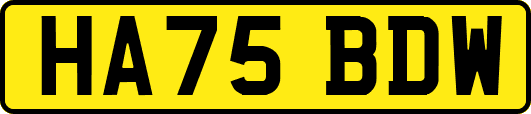 HA75BDW