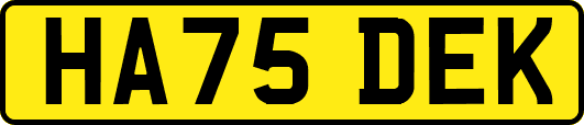 HA75DEK