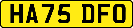 HA75DFO