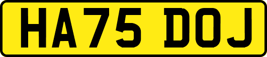 HA75DOJ
