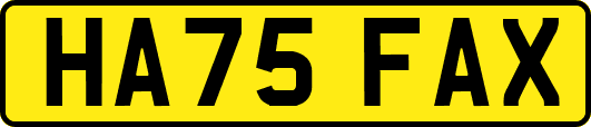 HA75FAX