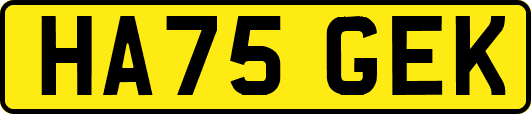 HA75GEK