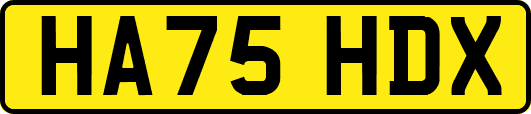 HA75HDX