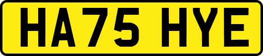 HA75HYE