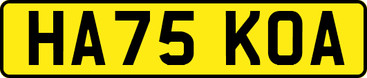 HA75KOA