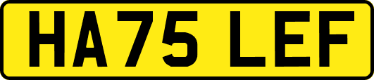HA75LEF