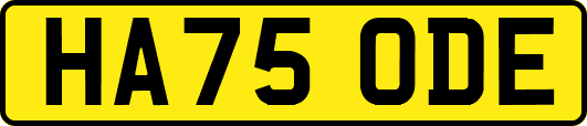 HA75ODE