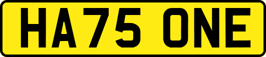 HA75ONE