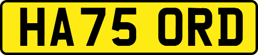 HA75ORD